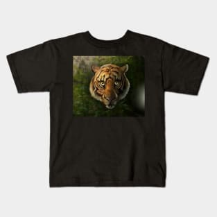 Tiger - Stare Down Kids T-Shirt